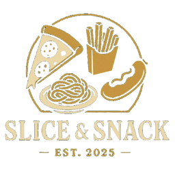 Slice & Snack logo.